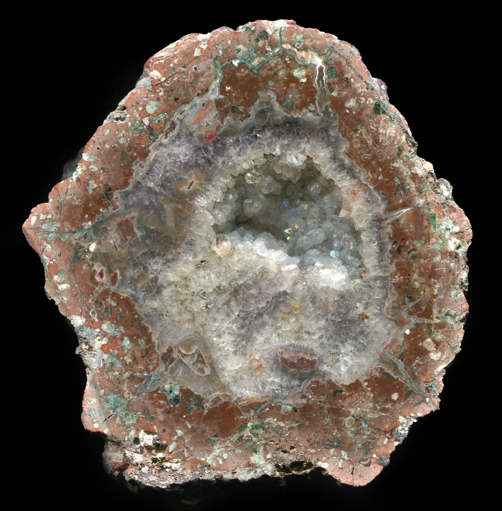 Nice Gottlob Thunderegg with Crazed Agate