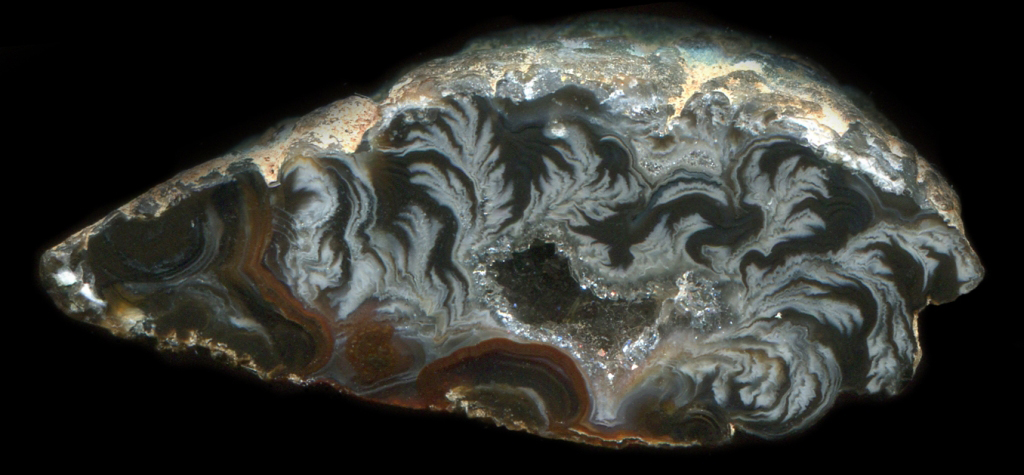 Small and Extremely Feathery Parana Cloud Agate
