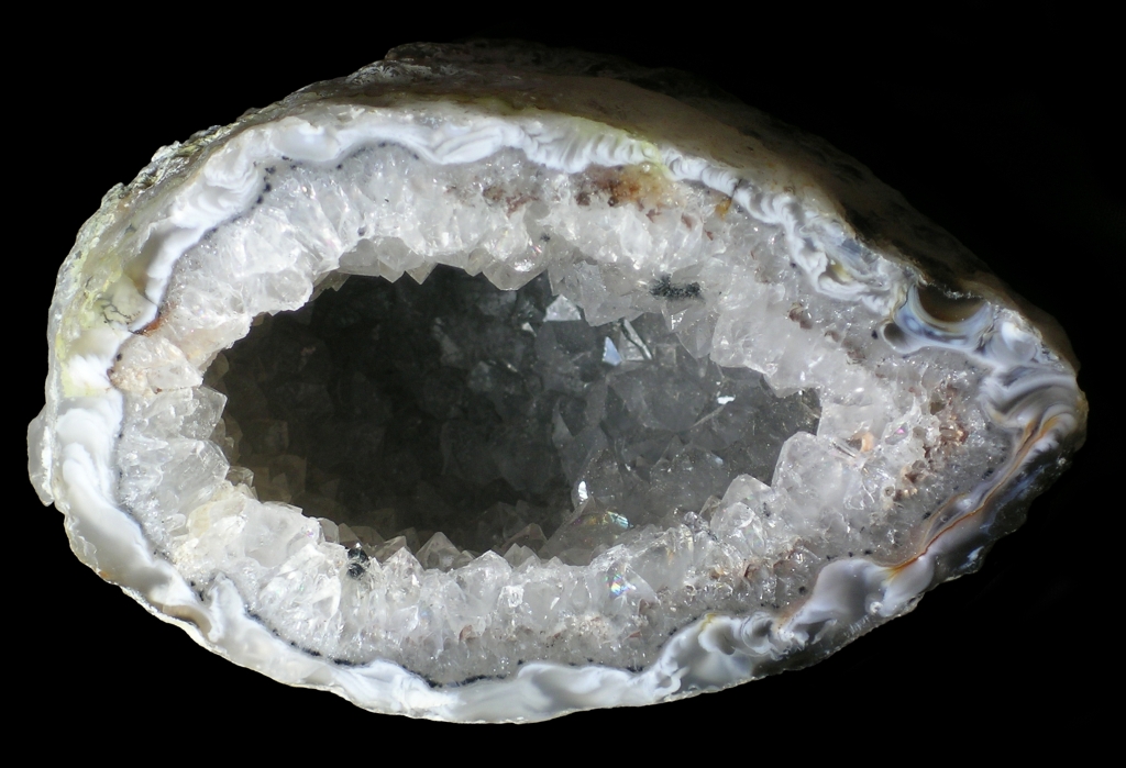 Large Oco Geode with Substantial Crystal