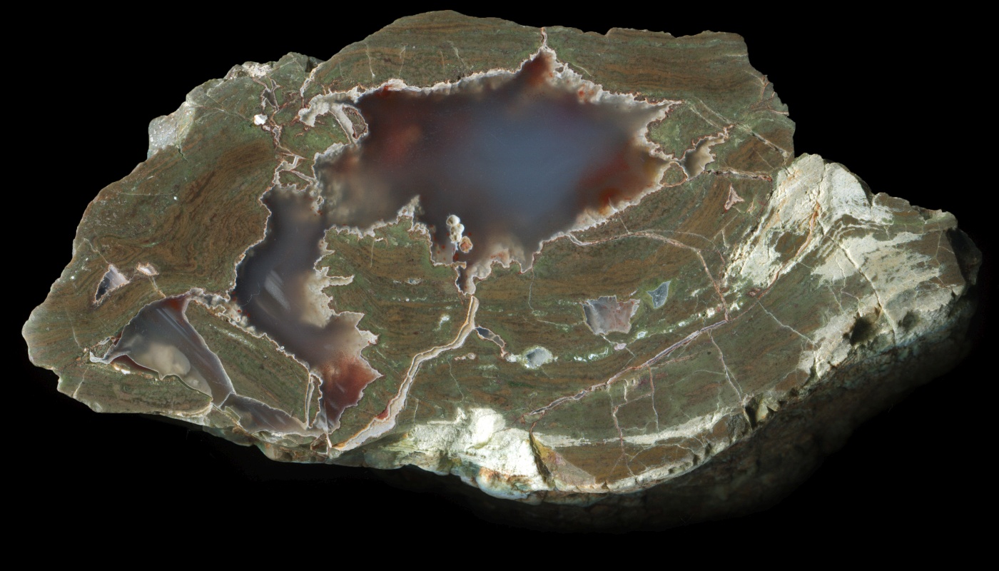 Horizon Red Thunderegg with Red Stained Agate