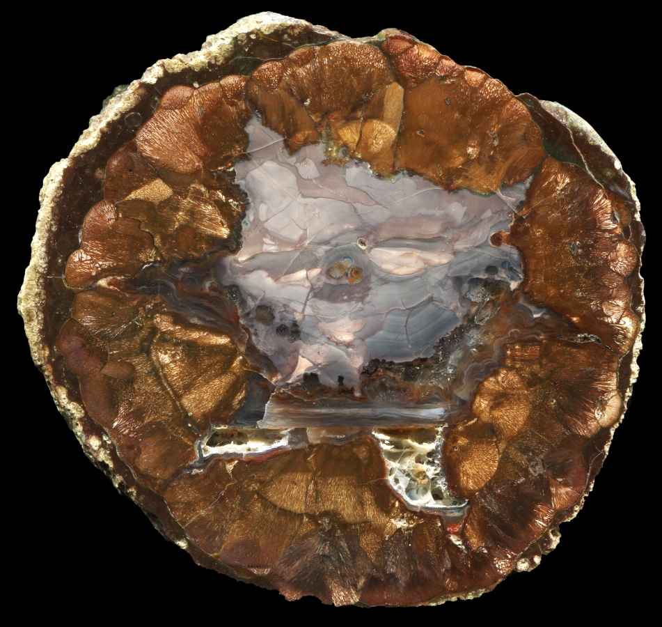 Buchanan Thunderegg with Beautiful Purple Lilac and Purple Jasper