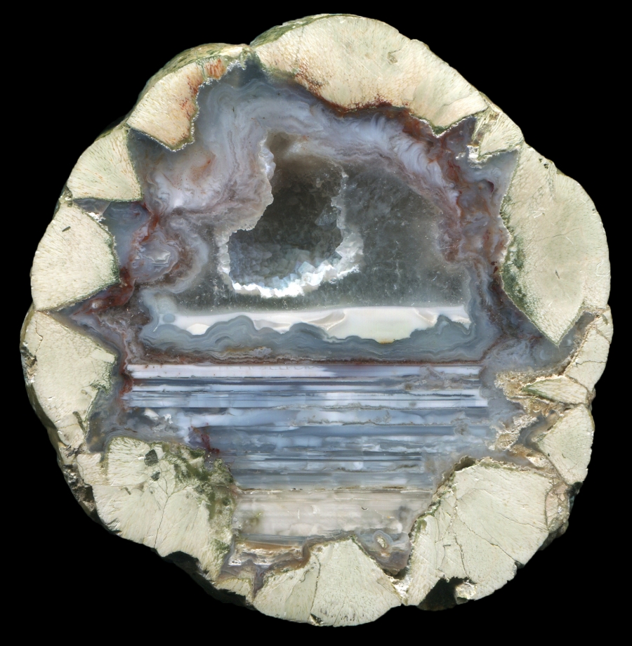 Beautiful Buchanan Thunderegg with Waterlines