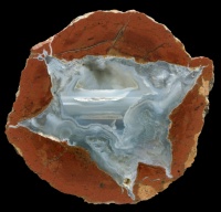 Redwing Thunderegg with Red Moss