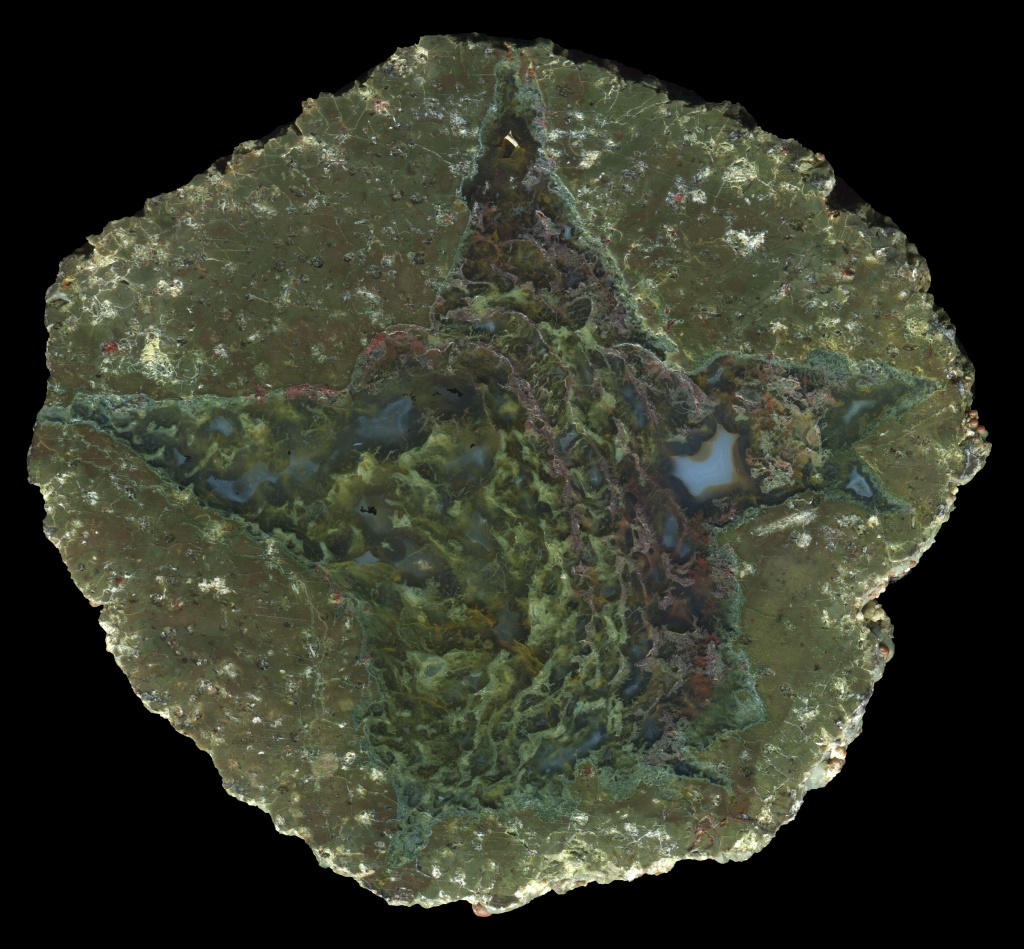 S&S Bed Thunderegg with Dense Moss
