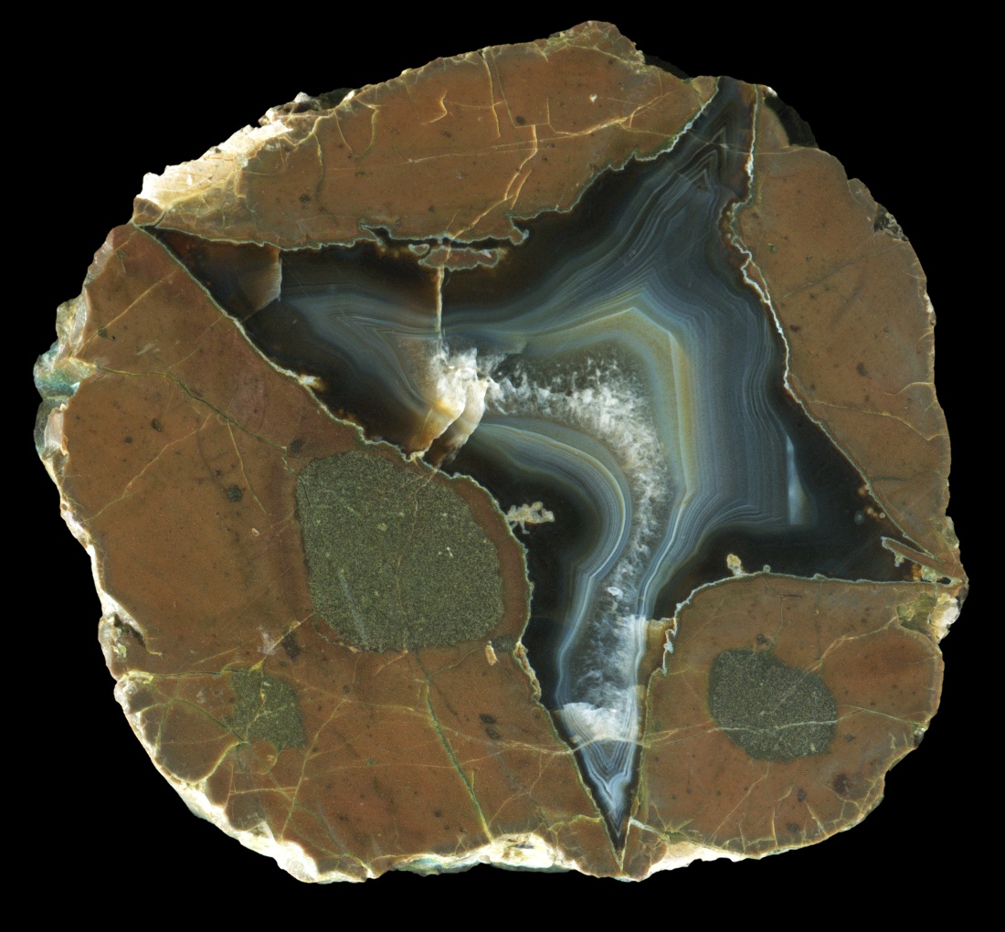 Deer Haven Thunderegg with Banded Agate